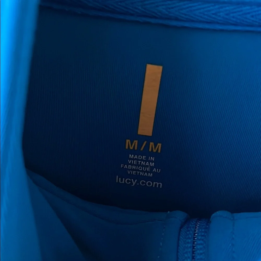 Lucy Vibrant Blue Zip-Up Jacket - Picture 3 of 7